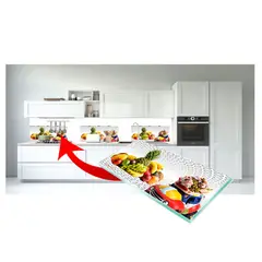 GENERICO - Cenefa En Cristal N15 60x30 Estampados Pqx3un