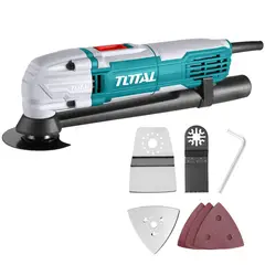 TOTAL - Multiherramienta O Multitool 300 W con 6 Velocidades