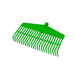 TRAPP - Rastrillo Rectangular de 22 Dientes sin Mango