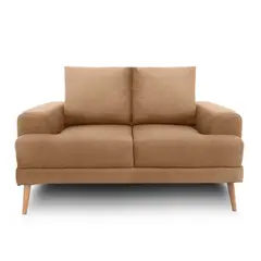 HOME COLLECTION - Sofá Vittal Pers 2 puestos Mocca sin patas HC
