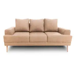 undefined - Sofá Vittal Pers 3 puestos Beige sin patas HC