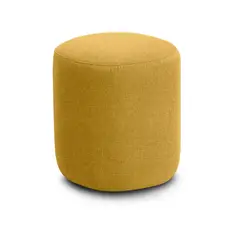 HOME COLLECTION - Puff Redondo Fortte Pers Mostaza 42cm