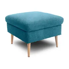 HOME COLLECTION - Puff Cuadrado Boreal Pers Petróleo 69x69 sin patas