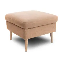 HOME COLLECTION - Puff Cuadrado Vittal Pers Beige 69x69 sin patas