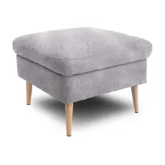 HOME COLLECTION - Puff Cuadrado Boreal Pers Gris Hielo 69x69 sin patas