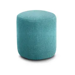 HOME COLLECTION - Puff Redondo Vittal Pers Petróleo 42cm