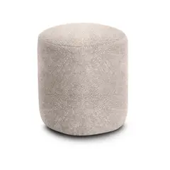 HOME COLLECTION - Puff Redondo Boreal Pers Beige 42cm