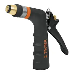 TRUPER - Pistola Metálica para Manguera 2 Funciones Chorro Regulable