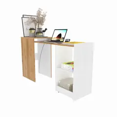 MADERKIT - Escritorio Extensible Space V2 83.2x40x50 cm Duna Blanco