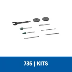 DREMEL - Juego de Accesorios para Vidrio y Piedra 8 Piezas