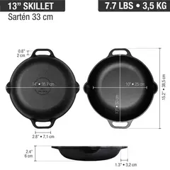 VICTORIA - Sartén Paellera 33cm Esmaltado