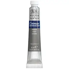 WINSOR - Acuarela Cotman 8ml (511) Metalizada Estaño