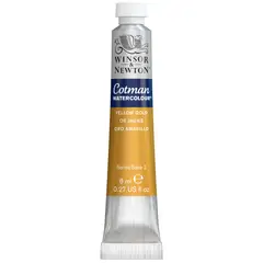 WINSOR - Acuarela Cotman 8ml (088) Metalizada Oro Amarillo