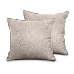 JUST HOME COLLECTION - Set de Cojines X2 Boreal Pers Beige