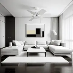 DESIGNERS LIGHTING - Ventilador Led de Techo 32 pulgadas Blanco 12w