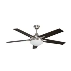 DESIGNERS LIGHTING - Ventilador de Techo 52 pulgadas níquel Sat 2l E27 40w