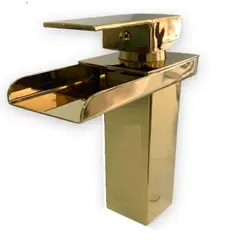 STYLOS EN BRONCE - Grifo Monocontrol Lavamanos Baja Cascada