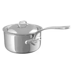 MAUVIEL - Cacerola de Acero Inoxidable con Tapa 3.6 Cuartos de Galón