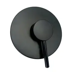 CCOL - Monomando Mezclador En Abs Negro. Escudo Metalico Manija Perforada