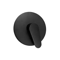 CCOL - Monomando Ducha 16cm Mezclador Negro Noruega Consumo 9 l/min