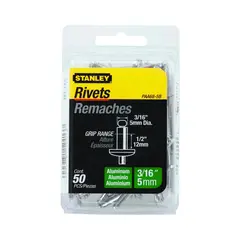 STANLEY - Remache de Aluminio de 0.188 x 1.270 cm
