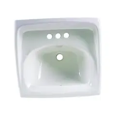 AMERICAN - Fregadero Lav Wlmt D-shap 20x18 Wht