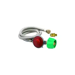 BAYOU CLASSIC - Manguera y Regulador 10 Psi Acero Inoxidable de 121.92 cm