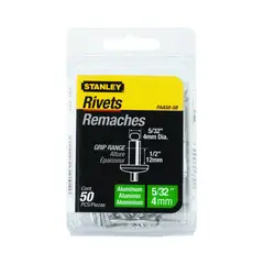 STANLEY - Remache 0.156x1.270cm Aluminio