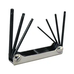 EKLIND TOOL - Juego de Llaves Torx Plegables 7 Piezas