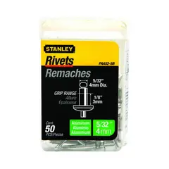 STANLEY - Remache de Aluminio de 0.156 x 0.318 cm