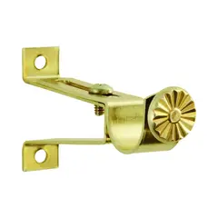 KENNEDY - Soporte Decorativo de Latón para Barra de Cortina de Café