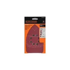 BLACK+DECKER - Papel de Lija Mega Grano 220