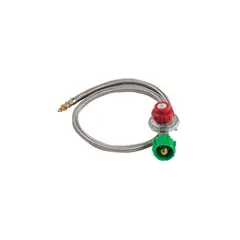 undefined - Manguera y Regulador 5 Psi Acero Inoxidable de 91.44 cm