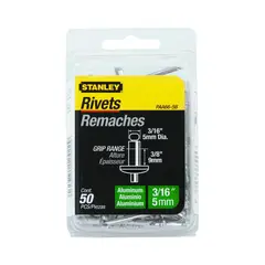 STANLEY - Remache de Aluminio de 0.188 x 0.952 cm