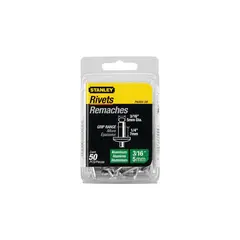 STANLEY - Remache 0.188x0.635cm Aluminio 50pk