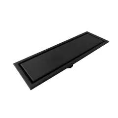 CCOL - Rejilla Rectangular Piso Invisible 30cmx10cm 2" Acero 304 Negro