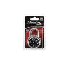 MASTERLOCK - Candado Combinación Dial Negro Casillero