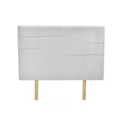 HOGAR VENECIA - Cabecero Versalles Semidoble 105X120X5 Plata