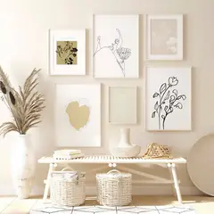 DE CASA - Set x 6 Cuadros Solana