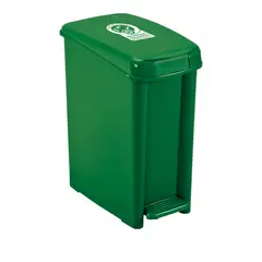 RIMAX - Caneca Plástica 10L Verde Orgánico Con Pedal