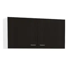 BYLMO - Mueble Superior Con Dos Puertas Nápoles Wengue 100 cm