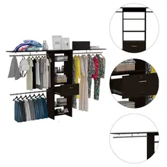 BYLMO - Closet Plego Wengue 300cm con un Cajón