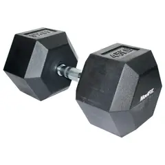 MOVIFIT - Mancuerna Hexagonal Encauchetada De 45 Kg