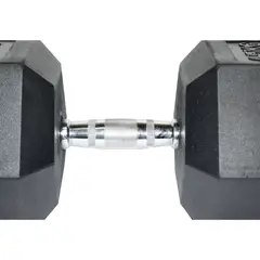 MOVIFIT - Mancuerna Hexagonal Encauchetada De 45 Kg