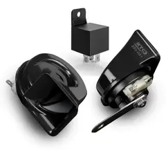 KTC - Pito Tipo Corneta Kit X2 12v 80mm Con Relay