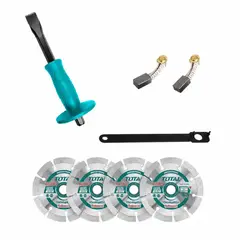 TOTAL - Regateadora Uso Rudo de Pared Industrial 5 Pulgadas UTWLC1256