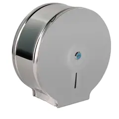 TRIPLE CLEAN - Dispensador Papel Higiénico Acero Inoxidable Diámetro 26cm