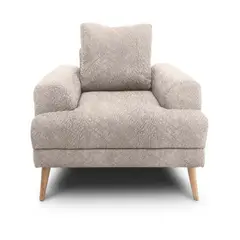 KAIU HOME - Poltrona Boreal Pers 1 puesto Beige sin patas HC