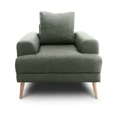 JUST HOME COLLECTION - Poltrona Boreal Pers 1 Puesto Verde Sin Patas Hc