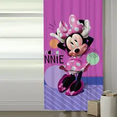 DISNEY - Cortina 150x220 Cm Microfibra 82 Gr Minnie Cute Estilo Eves